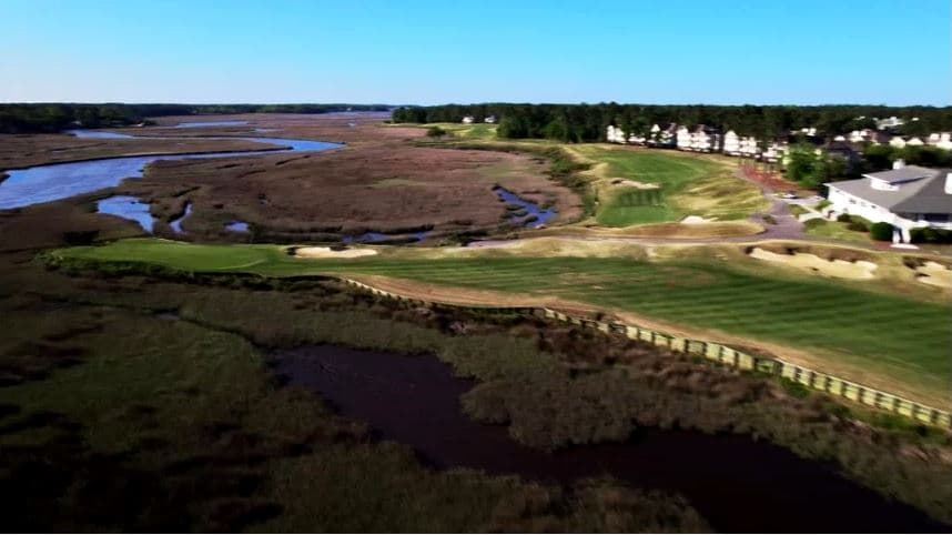 Arnie's Revenge 9th Hole at Rivers Edge